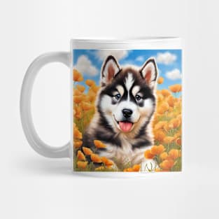 California Puppy Malamute Puppy Mug